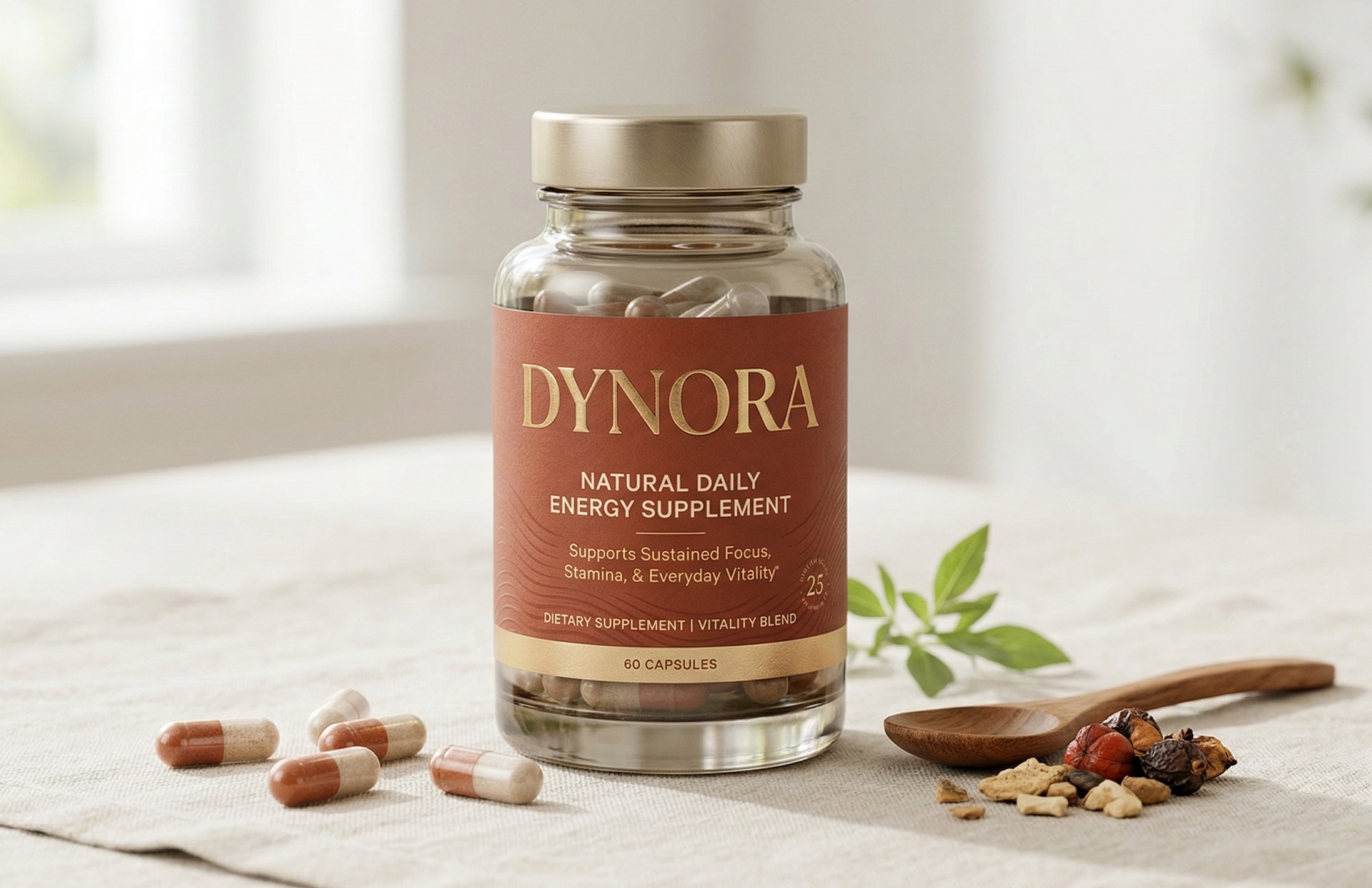 Dynora — supliment alimentar 60 capsule pentru energie și încredere zilnică